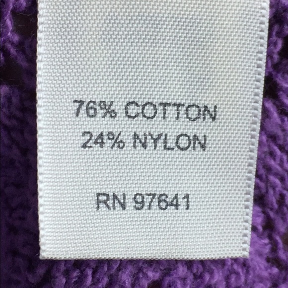 Jjill Purple Pointelle sweater - Picture 7 of 8